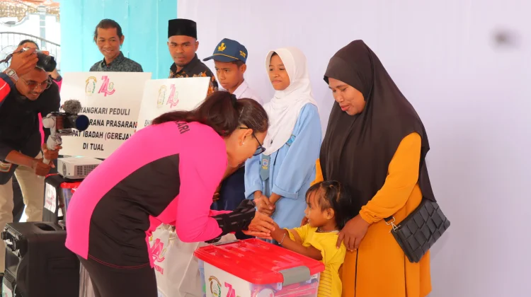 Ketua Umum Bhayangkari Kunjungi Kota Tual