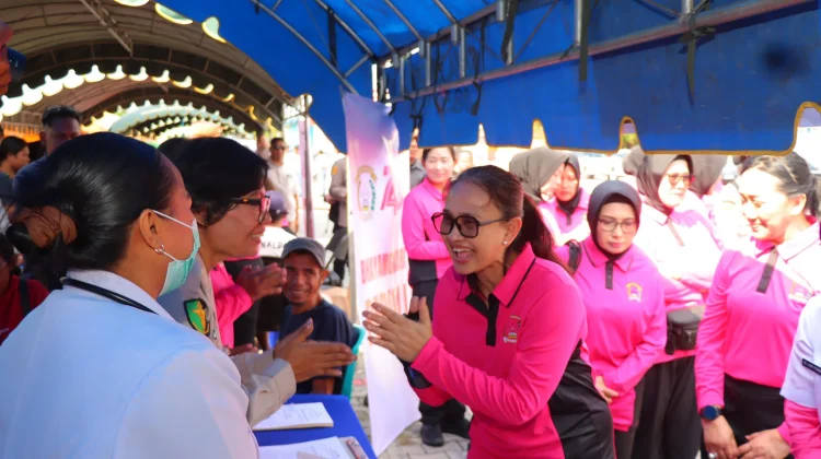 Ketua Umum Bhayangkari Kunjungi Kota Tual