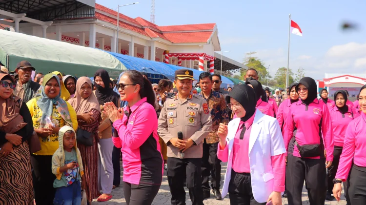Ketua Umum Bhayangkari Kunjungi Kota Tual