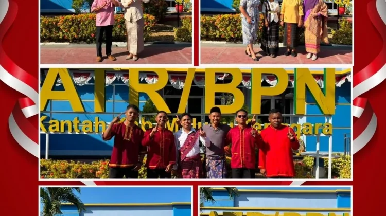 Kantor Pertanahan Maluku Tenggara Rayakan HUT ke-81 RI Penuh Kebersamaan