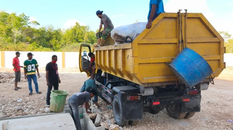 DLHK Tual Kerjasama Sekolah Rakyat 74 Atasi Sampah