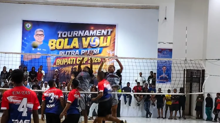 Tim Voli Putra Kodim Menang Tipis Tim Yon TP 914