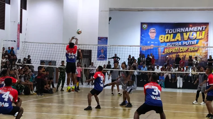 Tim Voli Putra Kodim Menang Tipis Tim Yon TP 914