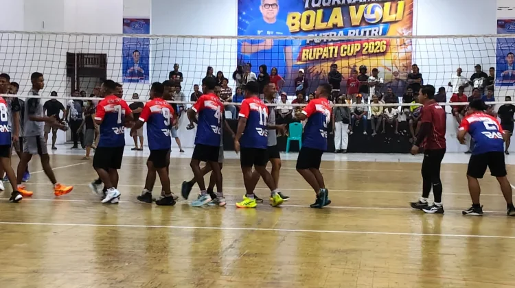 Tim Voli Putra Kodim Menang Tipis Tim Yon TP 914