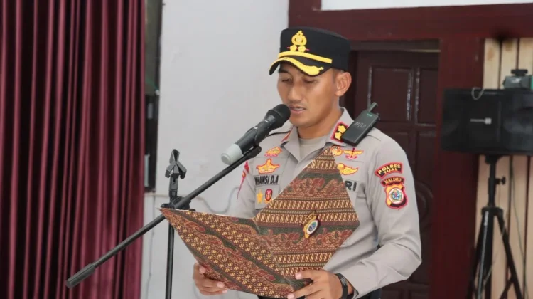 Kapolres Tual Lantik dan Kukuhkan Pejabat Baru