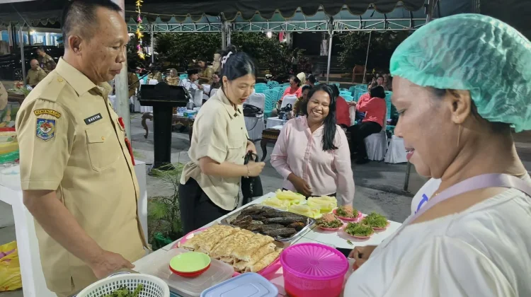 Pasar Malam Teras Dekranasda Toma Kuliner Evav Resmi Dibuka