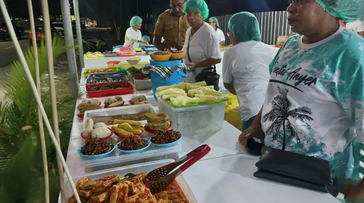 Pasar Malam Teras Dekranasda Toma Kuliner Evav Resmi Dibuka