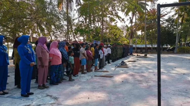 Kodim 1503/Tual Bersama Dua Matra Gelar Gerakan Peduli Sampah Sambut HUT Ke-81 TNI
