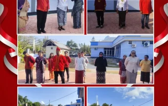 Kantor Pertanahan Maluku Tenggara Rayakan HUT ke-81 RI Penuh Kebersamaan