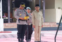 Siap Berikan Pelayanan Idul Fitri, Polres Tual Gelar Pasukan Operasi