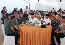 Dandim 1503/Tual Bersama Forkopimda Ikuti Peresmian 1.061 KDKMP Secara Virtual