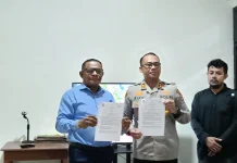Polres Malra Teken Kerjasama Dengan RRI Tual