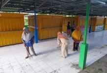 Pembersihan Lapangan Gotong Royong jelang GPM