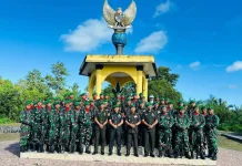 Kodim 1503/Tual Gelar Upacara Ziarah di TMP Rudira Jaya