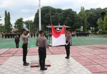 Polres Tual Peringati Hari Lahir Pancasila