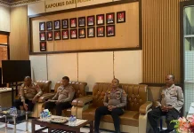 KNPI Tual Temui Polres Bahas Pawai Bola Damai di Kei