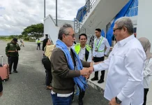 Bupati Malra Sambut Kunjungan Pejabat BULOG dan Kemenkeu di Langgur