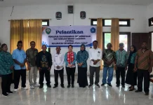 Nana Wulandari Lantik Pengurus TP PKK Kei Besar Utara Barat