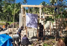 Koramil 1503-02/Elat Bersama Tiga Ohoi Sukseskan Karya Bakti Skala Besar