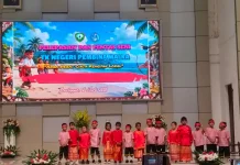 TK N Pembina Langgur Menampilkan Berbagai Tarian Khas Kepulauan Kei