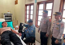 Gelar Donor Darah, Wujud Nyata Polres Tual Sambut HUT Bhayangkara ke-80