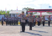 Polres Tual Ziarah ke TMP Rudirajaya jelang HUT Bhayangkara ke-80