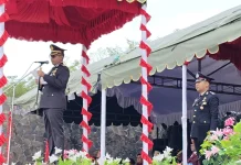 Polres Maluku Tenggara Gelar Upacara Peringatan HUT Bhayangkara Ke-80