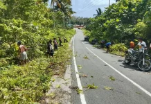 Babinsa Hadir di tengah Masyarakat, Bersihkan Bahu Jalan demi Kenyamanan Bersama