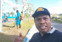 Area Publik Kembali Rapi, Tim Pangkas Rumput Bereaksi