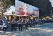 Apel Kendaraan Dinas, Polres Tual Pastikan Kesiapan Personil saat Bertugas