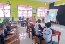 Siswa SMK Negeri 2 Tual Ikuti Penyuluhan Bahaya Narkoba dan Miras