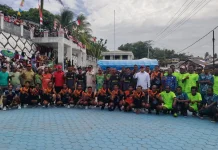 Hadiri Laga Voli Bupati Cup, Bupati Malra Pantau Pertandingan di Elat