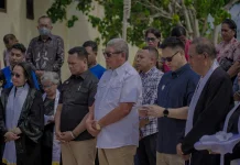 Peletakan Batu Pertama Pastori Gereja Karunia