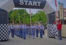 Lomba Gerak Jalan Indah SMA/SMK Semarakkan HUT RI ke-81 di Maluku Tenggara