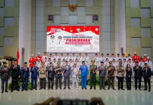 Bupati Thaher Kukuhkan Anggota Paskibra Maluku Tenggara