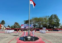 Dandim 1503/Tual Hadiri Upacara HUT RI ke-81