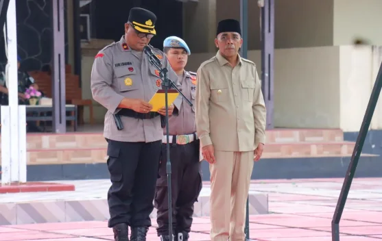 Siap Berikan Pelayanan Idul Fitri, Polres Tual Gelar Pasukan Operasi