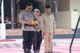 Siap Berikan Pelayanan Idul Fitri, Polres Tual Gelar Pasukan Operasi