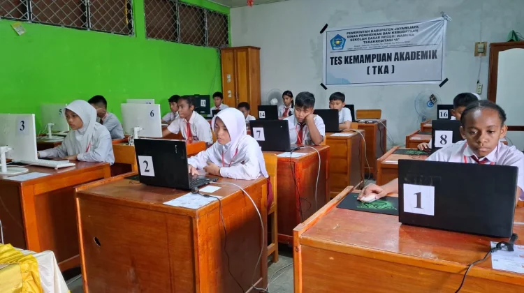 Pelaksanaan TKA di SD Negeri 1 Wamena, Sekolah Siapkan Siswa dan Fasilitas