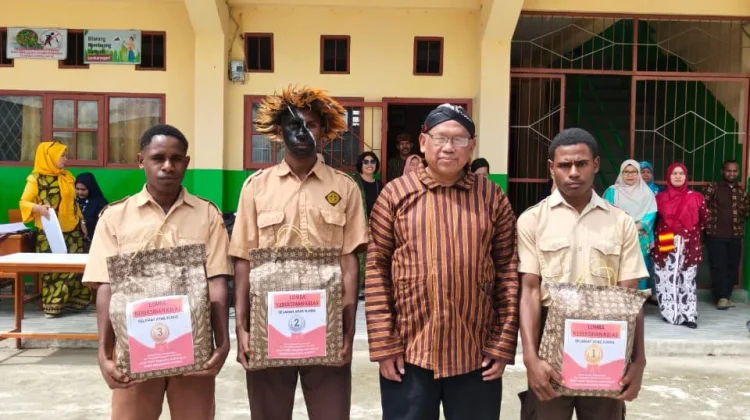 SMKS Yapis Sidratul Muntaha Wamena Meriahkan Hardiknas dengan Beragam Lomba
