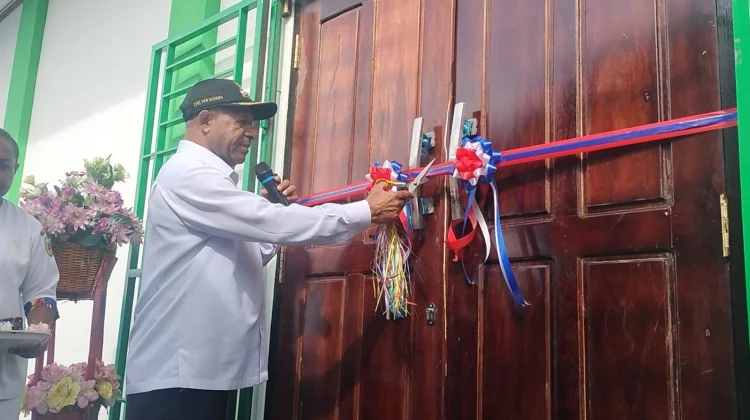 Bupati Pegunungan Bintang Meresmikan Fasilitas Kesehatan RSUD Oksibil