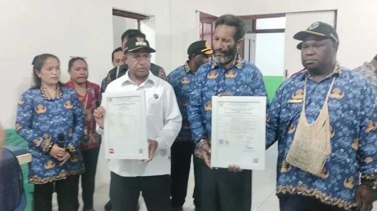 Bupati Pegunungan Bintang Meresmikan Fasilitas Kesehatan RSUD Oksibil