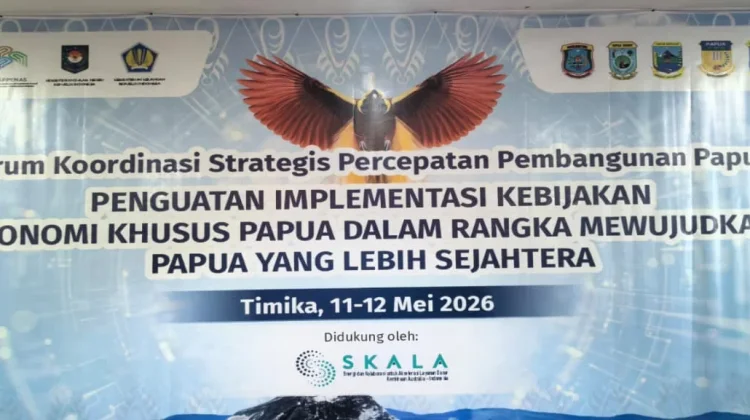 Bupati Atenius Murip Hadiri Forum Strategis Pembangunan Papua di Timika
