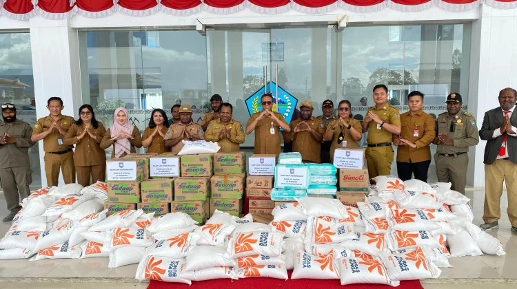 Kemendagri Salurkan Bantuan Pasca konflik untuk Korban Sosial di Jayawijaya