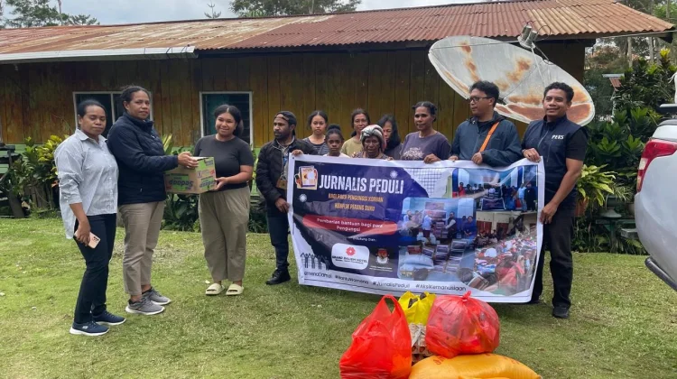 Jurnalis di Wamena Himpun Bantuan Bagi Korban Konflik Sosial