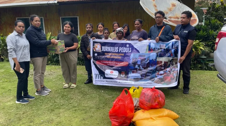 Jurnalis di Wamena Himpun Bantuan Bagi Korban Konflik Sosial