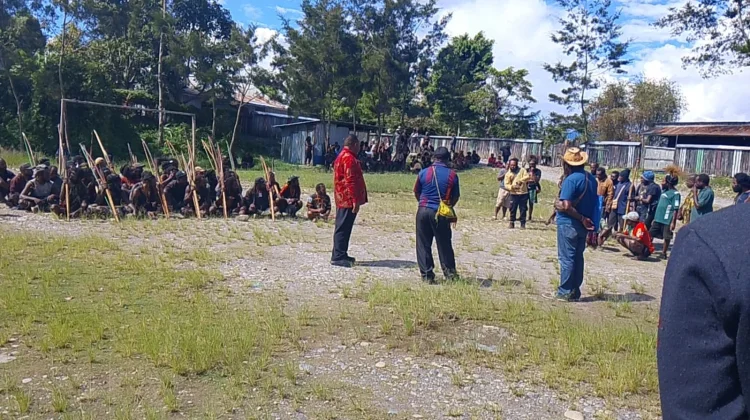 Tinjau Tolmis, Dinsos Papua Pegunungan Bawa Pesan Perdamaian