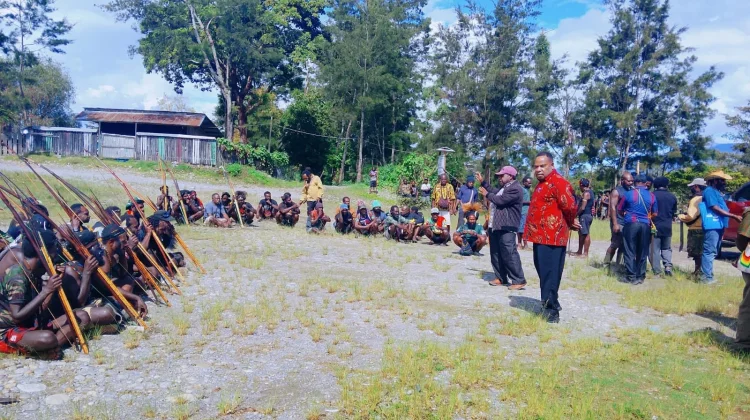 Tinjau Tolmis, Dinsos Papua Pegunungan Bawa Pesan Perdamaian
