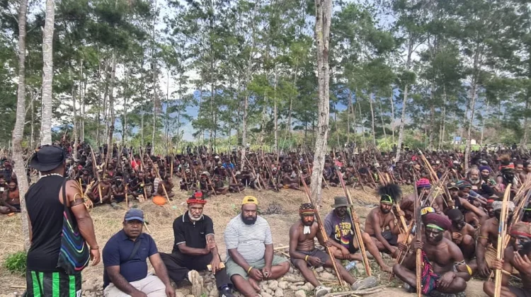 Ritual Adat Yigin Engale Goki Tandai Berakhirnya Konflik Sosial di Wamena