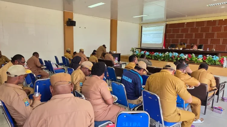 Bupati Pimpin Rapat Kordinas OPD Bahas Pelaporan Kinerja Program Nasional
